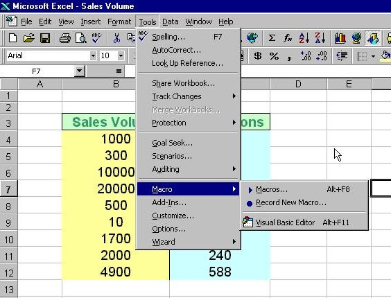 vba in excel