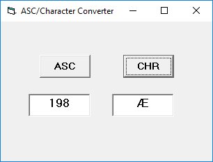 Visual basic string functions