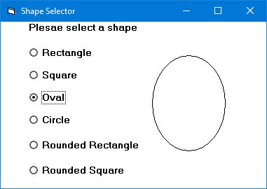 Shape control example