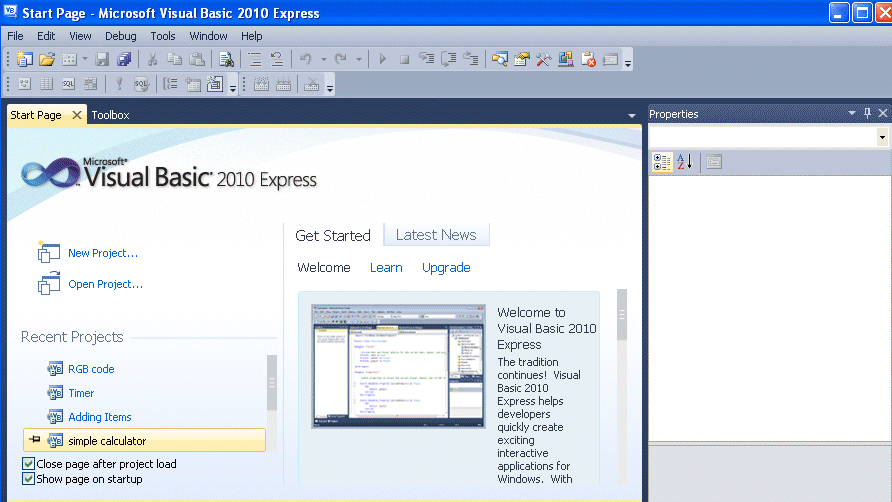 Visual Basic 2010 Introduction