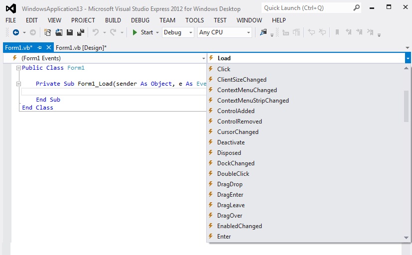  Visual Basic 2012