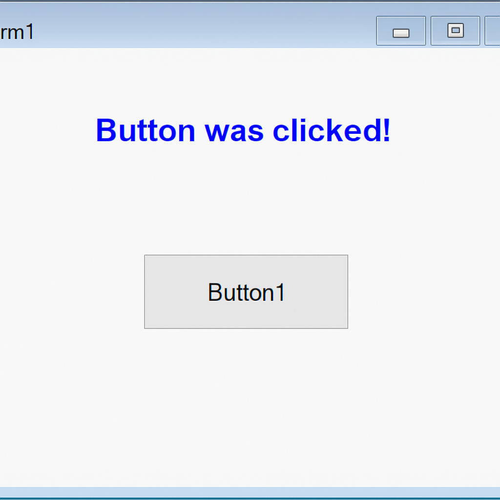 After button click